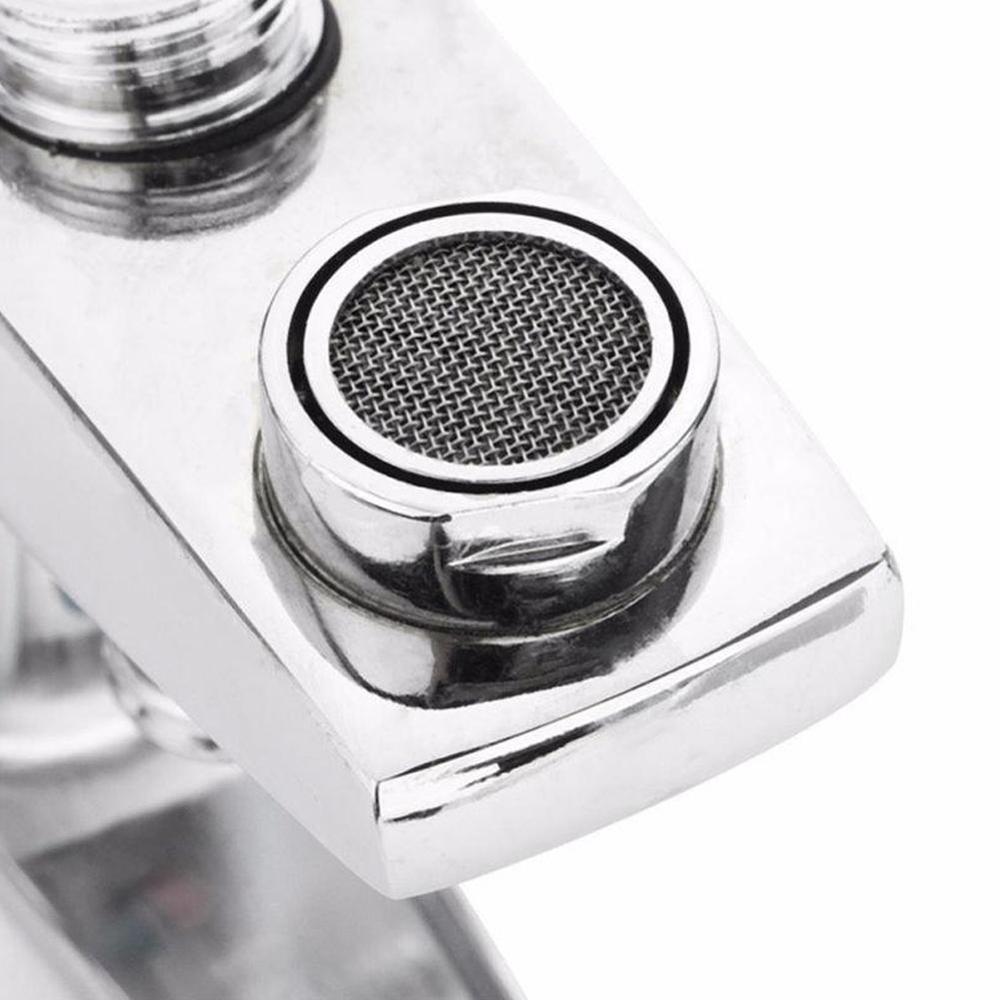 Wall Mounted Bathtub Faucet Waterfall Bath Faucet Brass Chrome Mixer Shower Water and Bath Mixer Cold Finish