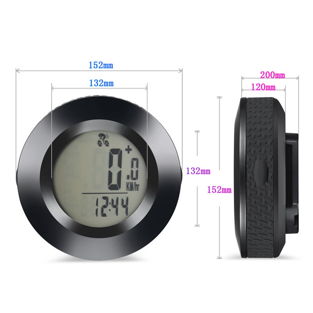 Draadloze Motorfiets Fietscomputer Fiets Snelheidsmeter Kilometerteller Waterdichte Fietsen Computer Met Led Display 3 Kleuren Backlight