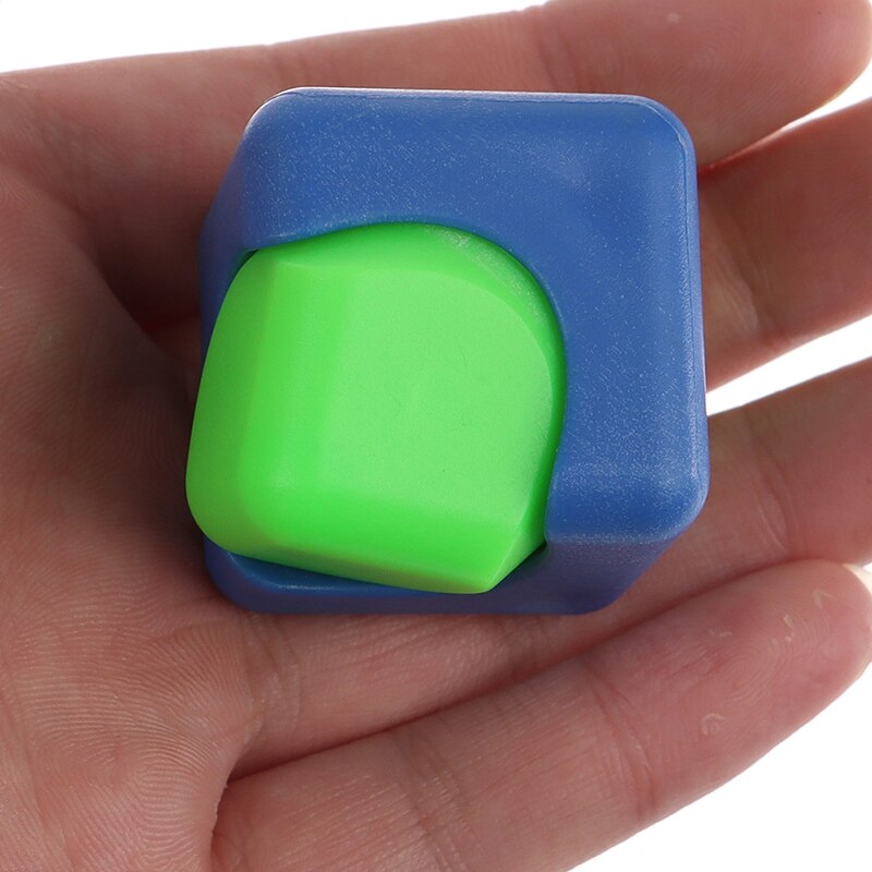 1PC Plastic Color Magic Fidget Spinner Finger Relieve Stress Toys