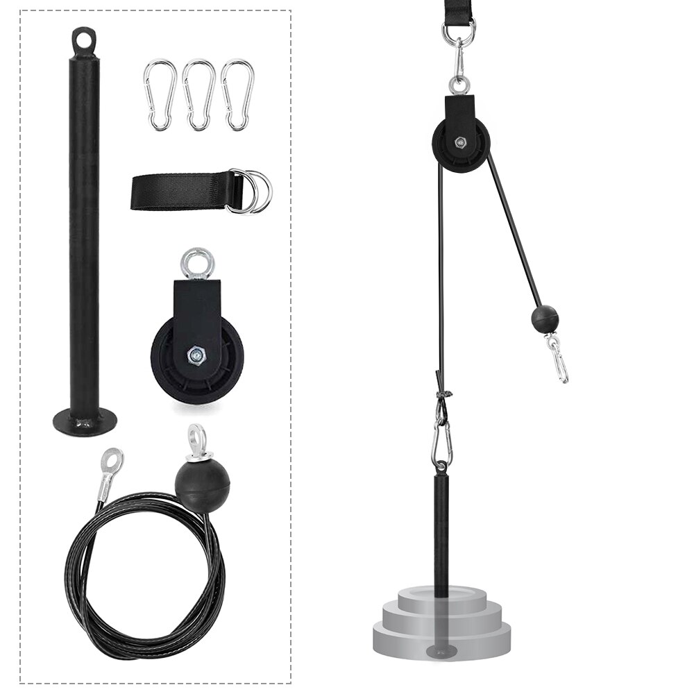 Sistema de fixação da máquina do cabo da polia com o pino de carga atualizado super-silencioso equipamento de fitness do gym da polia da rotação de 360 graus