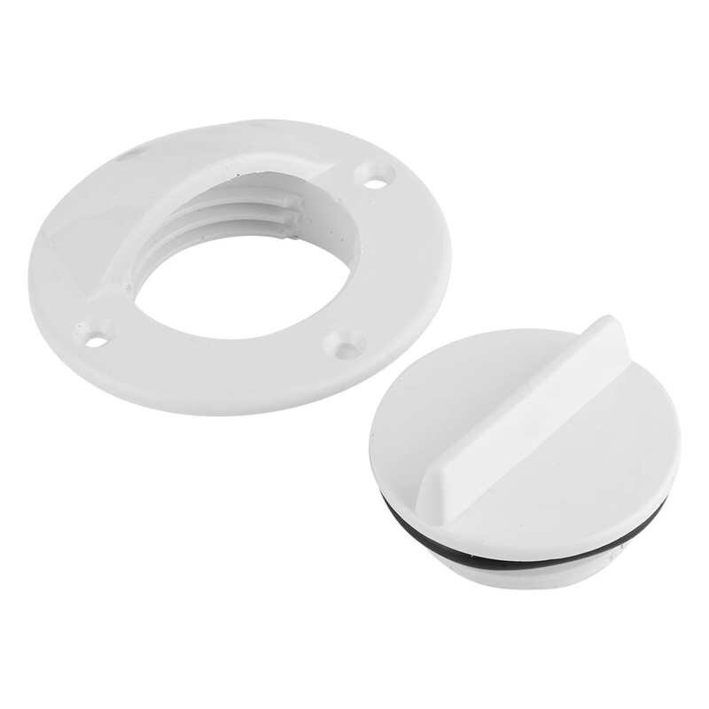 Transom Drain Plug Nylon Drain Universal Transom Drain Scupper Valve Deck Mount Bung Stopper Marine Boat Accessories Scupper
