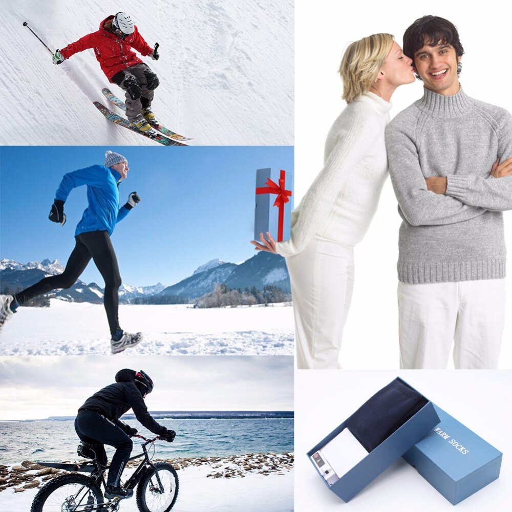 GV Elektrische Heizung Socken, Weihnachten Warme Socken Männer Frauen 3,7 V Akku Beheizte Socken in Winter