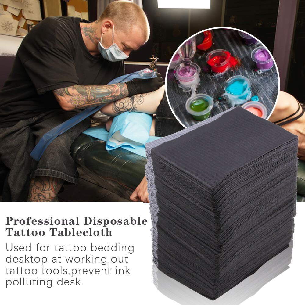 20/125 st tatueringsbordsöverdrag rena kuddar engångslakan tandhaklappar permanent makeup tatueringsöverföringspapper tatueringstillbehör