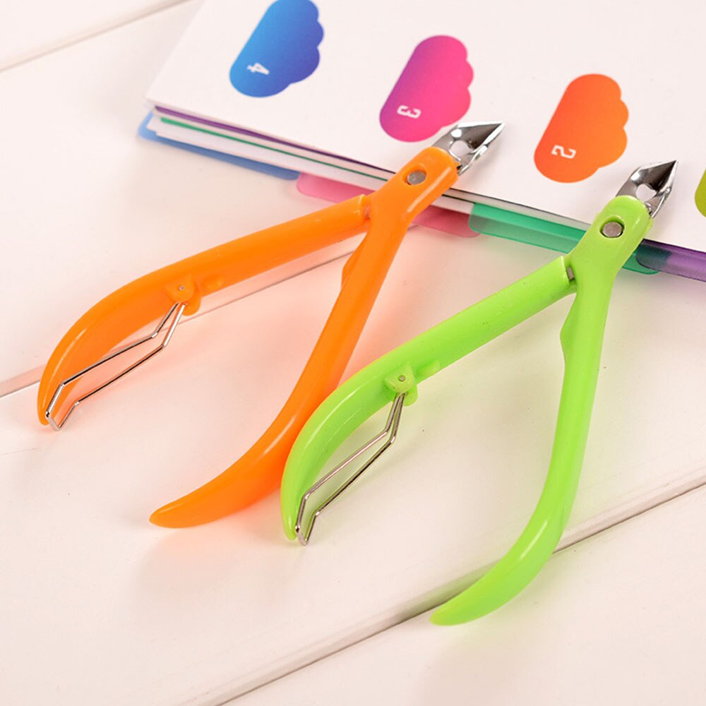 Kvinnor nagelband pusher pincett cutter nipper clipper död hud remover manikyr konst verktyg pedikyr trimmer sax