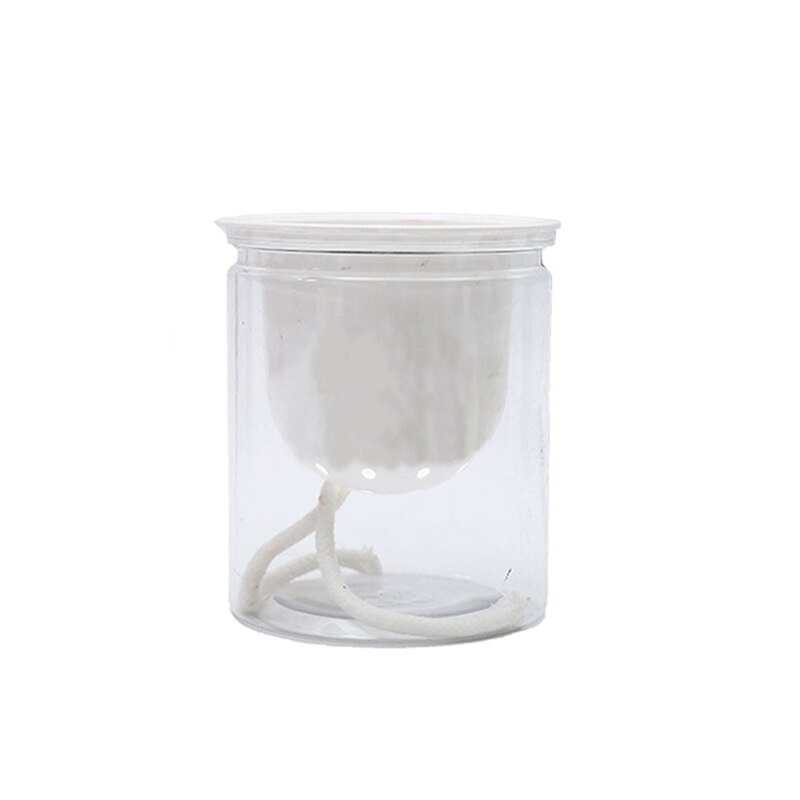Watering Planter Handmade Double Layer Self Watering Plant Flower Pot With Water Container Round Flowerpot Home Garden Decor: 10x10cm A3