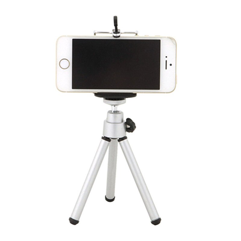 Mini 360 degree Rotatable Stand Tripod Mount + Phone Holder For iPhone Samsung HTC for All Mobile Phone Universal Phone Holder