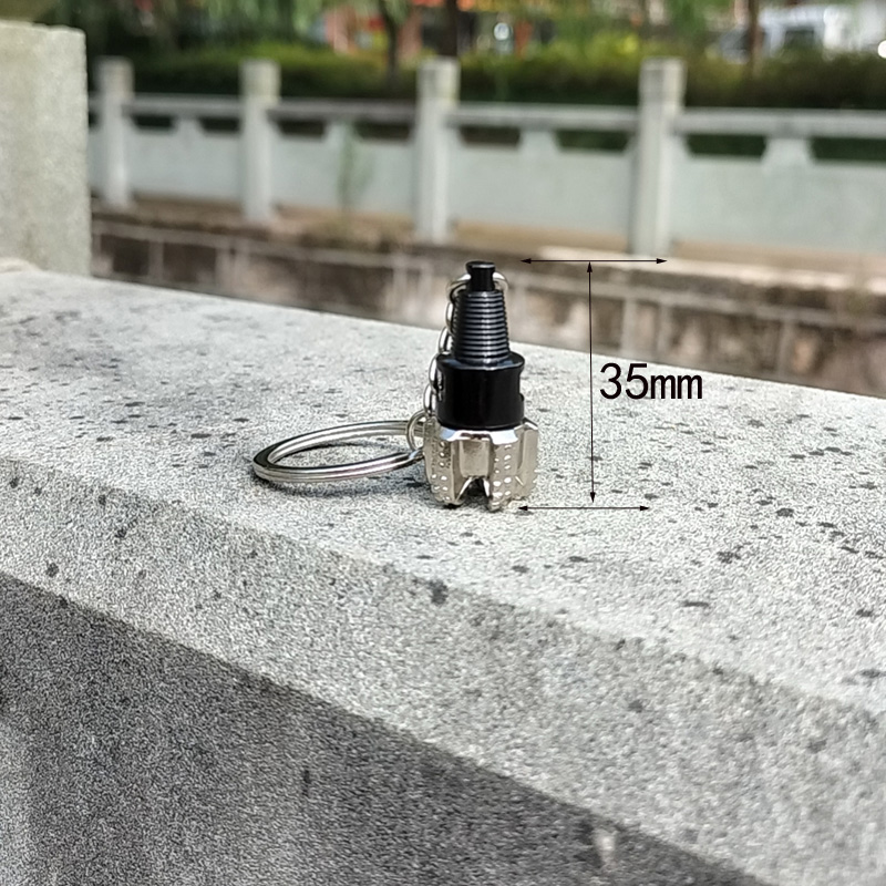 Oilfield Gear Boren Stijl Sleutelhanger Ring Houder Creatieve Metalen Auto Hanger Sleutelhanger Olie Werknemer Souvenir Sieraden: green