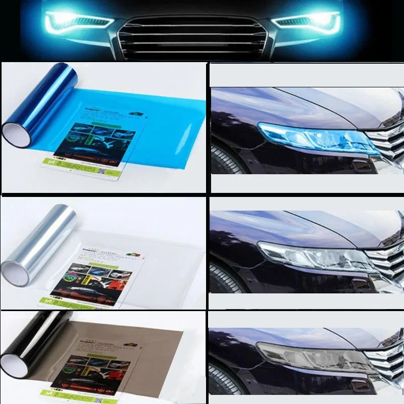 Universele Auto Licht Koplamp Achterlicht Tint Styling Waterdichte Beschermende Vinyl Film Tinten Auto Sticker Decals Accessoires