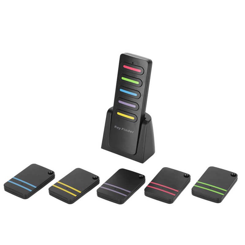 5 In 1 Wireless Key Finder Remote Locator Lost Receiver Alarm Finder for Wallet Key gps key finder