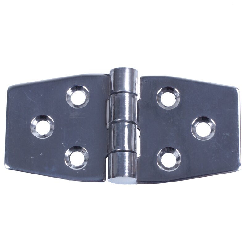 1x 3" Stainless Steel Boat Marine Grade Flush Door Hatch Compartment Hinges Silver