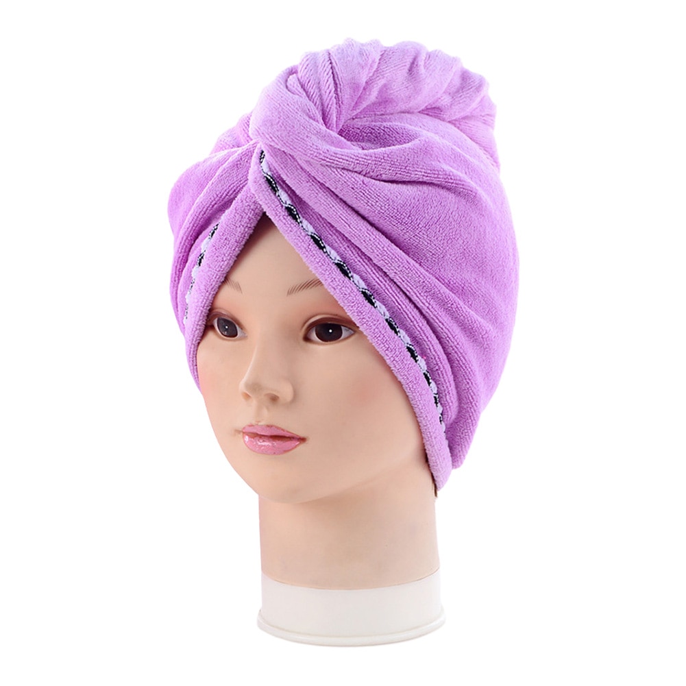 Quick Water Absorption Enlarge Practical Wrap Turban Bath Microfiber Time Saving Cap Thickened Drying Towel Showering Non Slip
