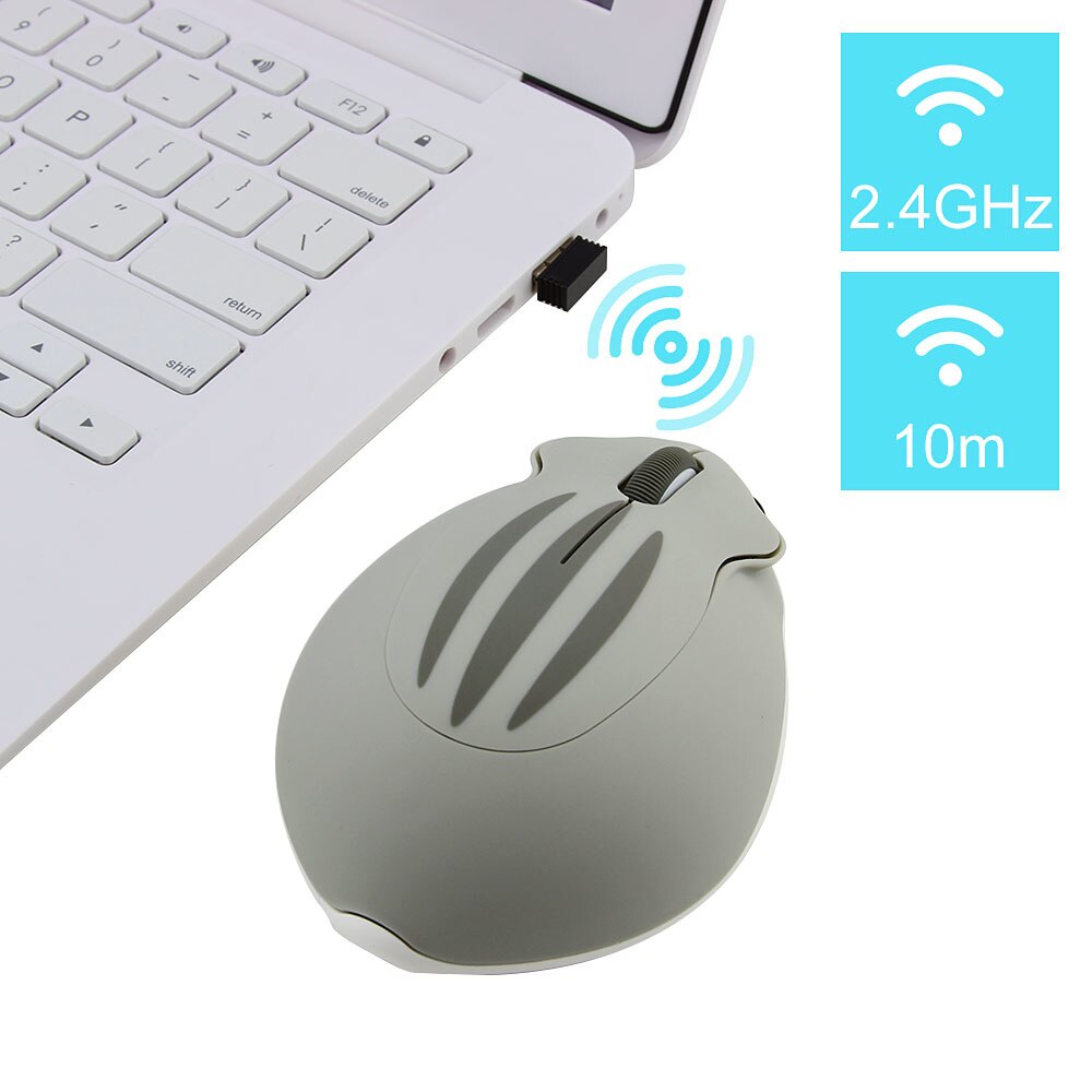 Ratón inalámbrico de 2,4G, de hámster de dibujos animados, 1200DPI óptico-electrónico Original para ordenador portátil,