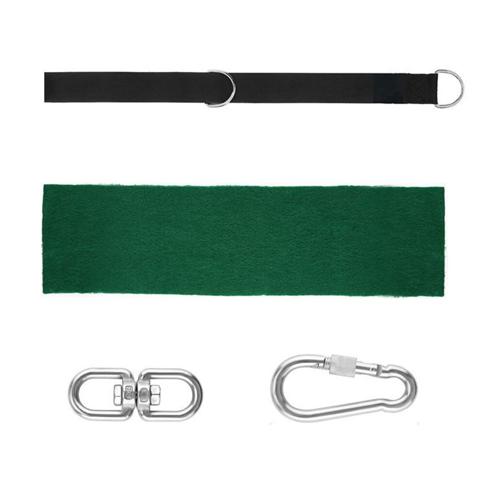 Swing Hammock Tree Mat Hanging Kit Strap Carabiner Camping Garden Swing Fittings for Outdoor Playing Sport Decoration