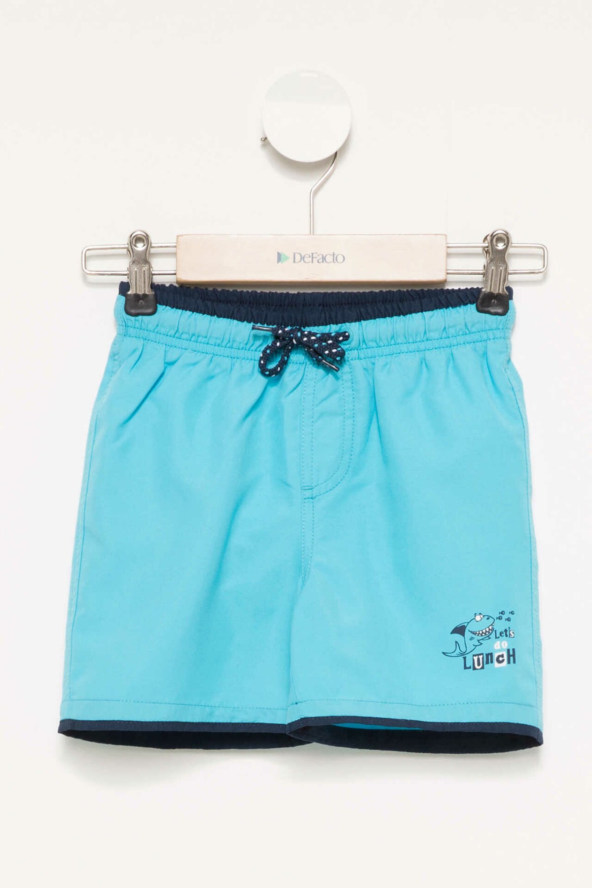 DeFacto garçon tissé natation court garçons été couleur unie à lacets Shorts garçons bleu rouge décontracté Shorts-G7593A4Z17SM: Turquoise / 8+ Age