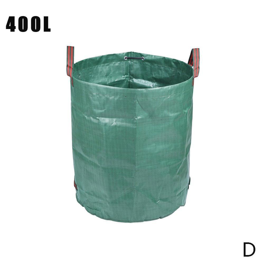 Garden Bag Sack Leaf Garden 100/200/300/400L Gardening Foldable Reusable Pot Grow Bags For Vegetables Growing Planting N4C4: 400L