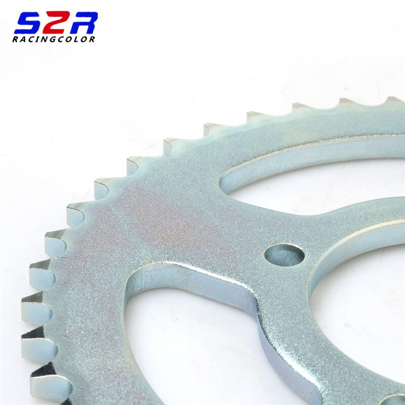 Piñón trasero de motocicleta S2R, accionada 45 T, para YAMAHA YBR125, YBR, YB 125, CRUX 100, piezas originales, 44, 45 dientes, pieza de repuesto para Moto