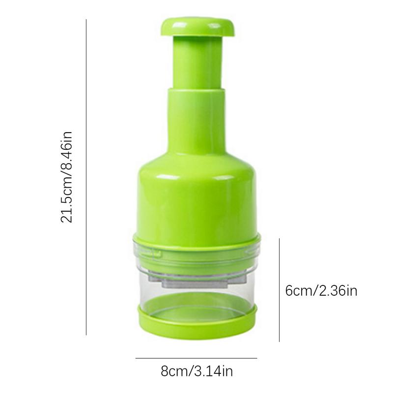 Stainless Steel Hand-Pressed Vegetable Cutter Food Chopper For Cutting Onion And Chopping Vegetable