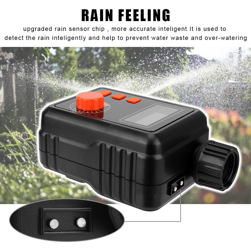 With LCD Screen Sprinkler Controller Automatic Irrigation Water Timer 9 Separate Timing Program Electronic Irrigation Regulator