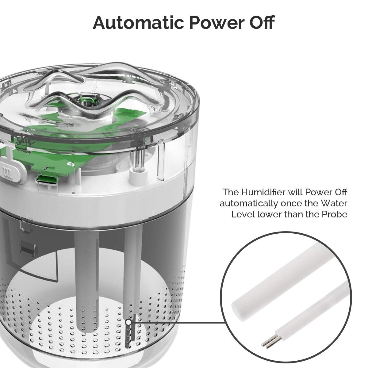 Rechargeable Mini Humidifier,2000mAh Battery or USB Operated, 500ml Water Tank Warm Light, for Car,ravel,Office,Desktop gagets