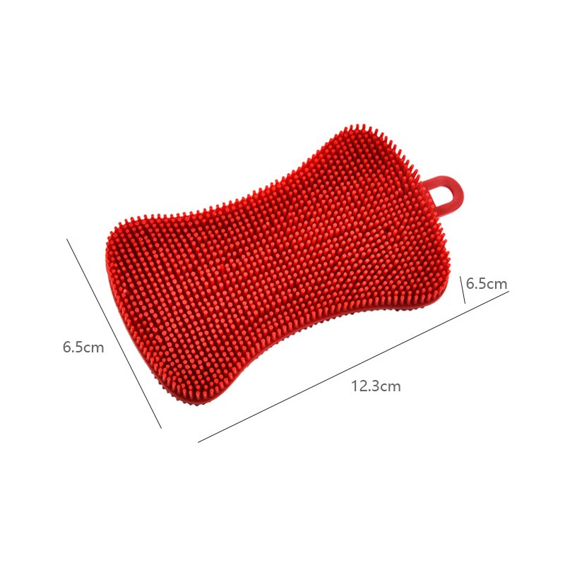 Multifunctional Silicone Brush Kitchen Dishwashing Sourcing Pad Decontamination Pot and Bowl Cleaning Brush Anti Table Mat: 3