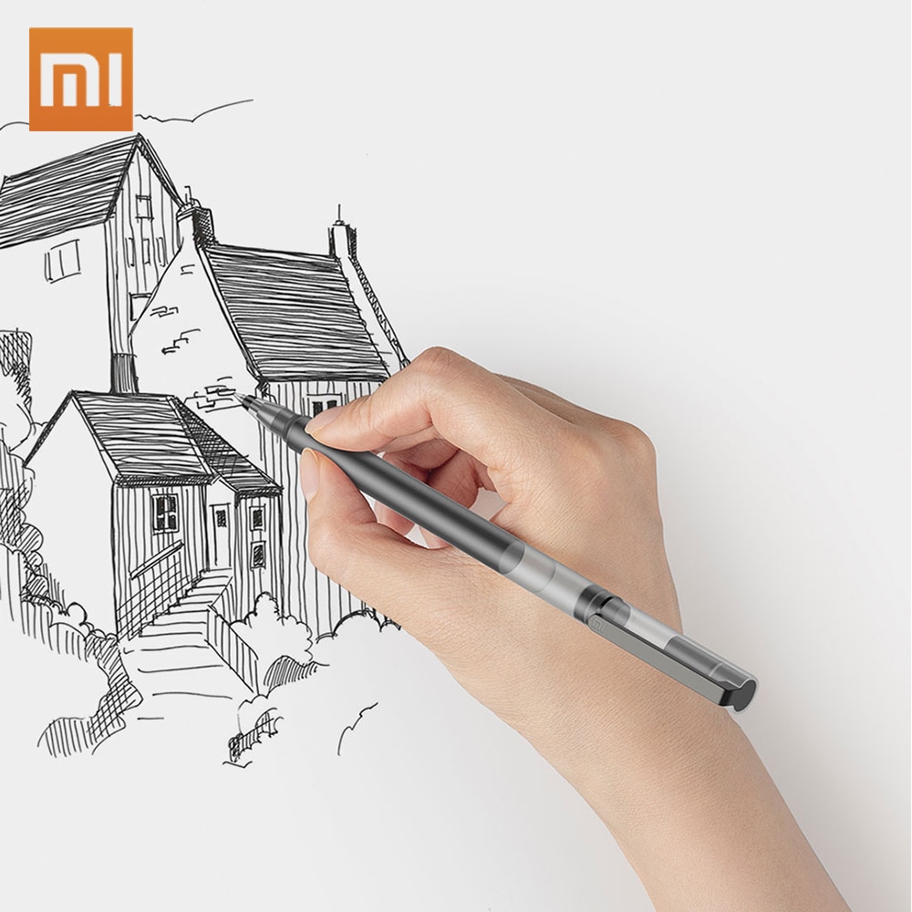 Xiaomi mijia super hållbar skrivskylt penna mi pen 0.5mm signaturpennor smooth switzerland mikron refill japan mikuni tryckfärg