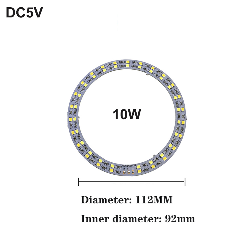 1 ST LED Chips DC5V Dimbare Lichtkaart 5730SMD Enkele/Drie Kleur LED lichtbron 10 W/12 W Met USB Dimmer Controller 1.5 m lijn: Rood
