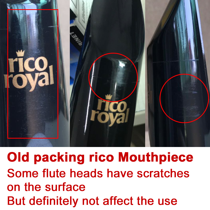 Boquilla de goma dura para clarinete RICO Royal B3 B5, Estados Unidos