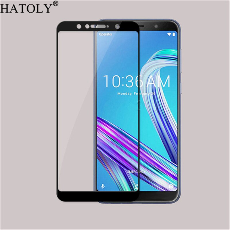 2 pièces verre trempé pour ASUS ZenFone Max Pro M1 ZB602KL protecteur d'écran couverture complète ASUS Zenfone Max Pro M1 ZB602KL X00TD Film