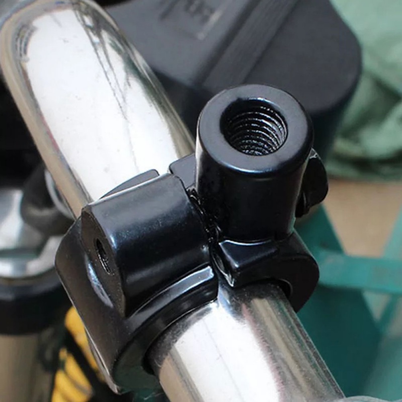 1 pièces universel moto miroir monture 8mm 10mm poignée Bar rétroviseur support adaptateur pour vtt Scooter