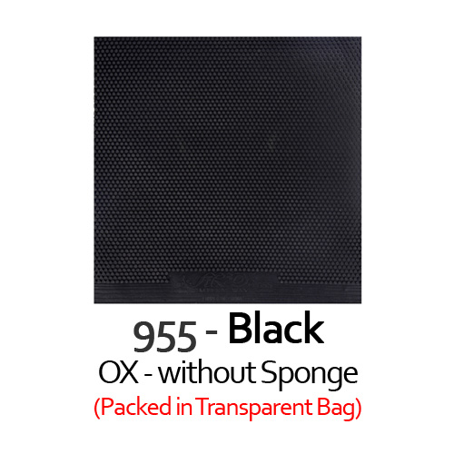 YINHE 955 Pips-long Table Tennis Rubber Galaxy LONG PIPS Original YINHE Ping Pong Topsheet OX / Sponge: Black OX