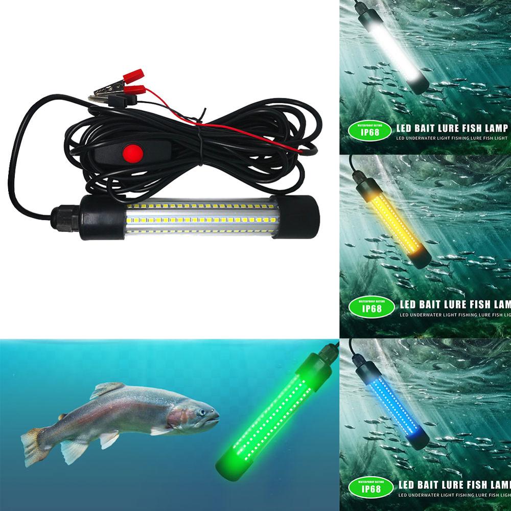 IP68 Waterdichte 20W 126 2835 Led Trap Lamp Onderwater Vis Finding Vissen Trekt Lokken Aas Lichten