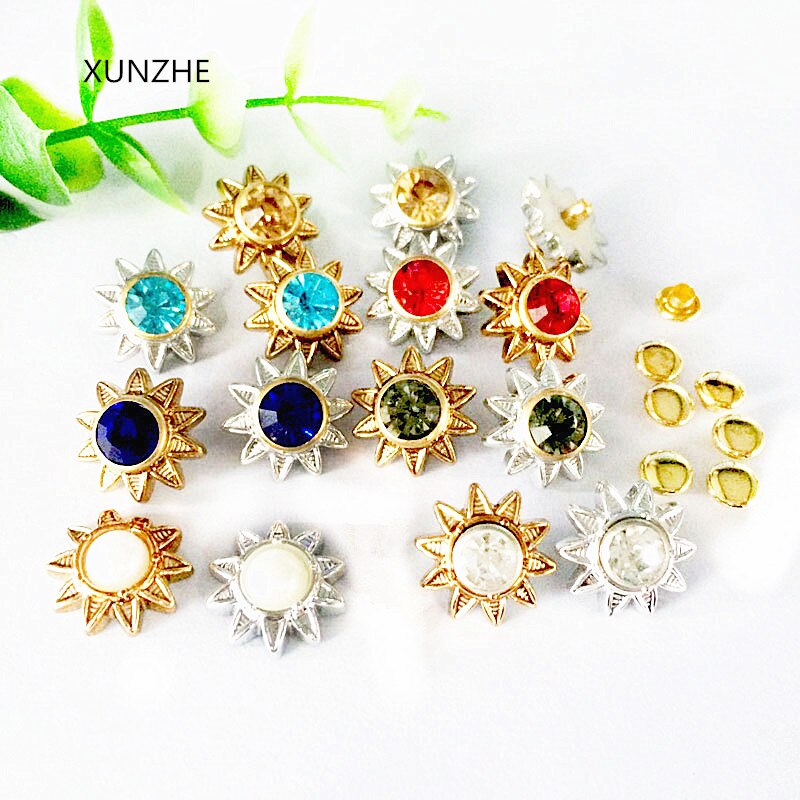 XUNZHE-Remaches decorativos de cuero para ropa de alta gama, bolsos, zapatos, fundas de teléfonos móviles, decoración de producción DIY, 40 Uds.