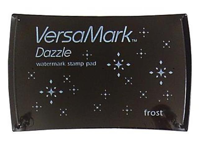 Tsukineko VersaMark Dazzle Pigment Inkpad Frost Shimmer VMD-002 Silver Watermark Stamp Ink Pad Japan: Frost Stamp