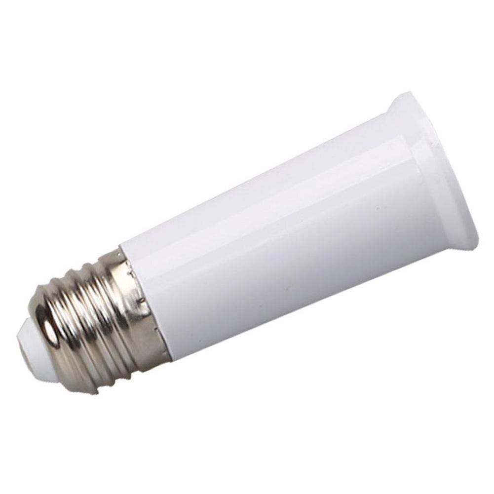 Adaptador de conversión de casquillo de bombilla, Base de enchufe extensible de 65mm, a E27 E27, convertidor