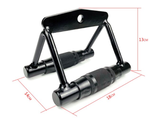 V-shaped handle big bird fitness equipment sitting posture rowing back strength training T bar rowing handle: 3