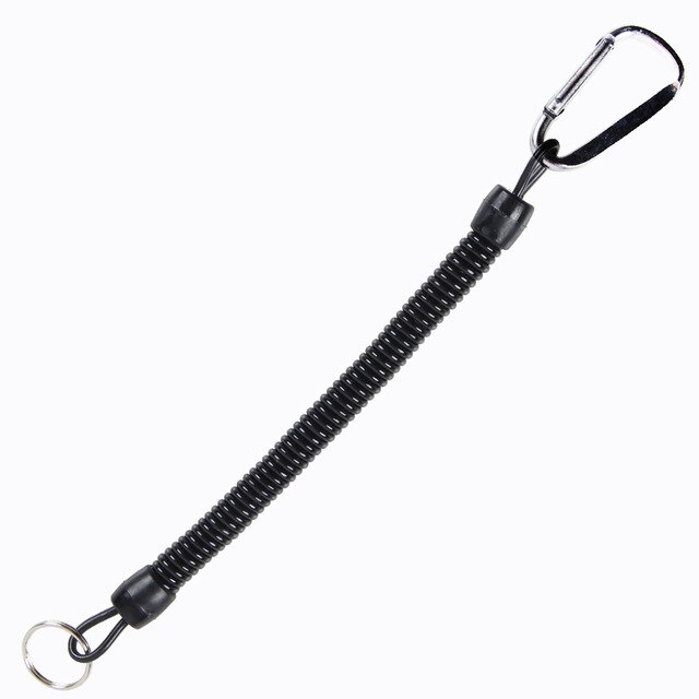 Zwemmen Surfen Anti-Verloren Zwembril Spiraal Lenterol Lanyard Veiligheid Emergency Tool Zwembad En Accessor: 21cm-22cm Silver