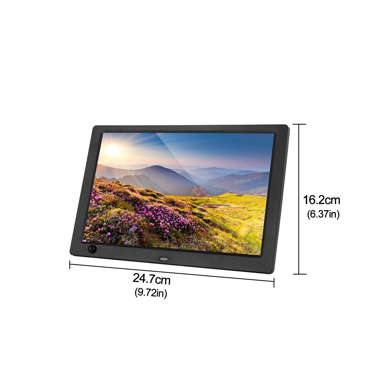 10.1 Inch HD Digital Photo Frame Human Sensing Function LED Screen Electronic Picture Album Music Movie 1080P