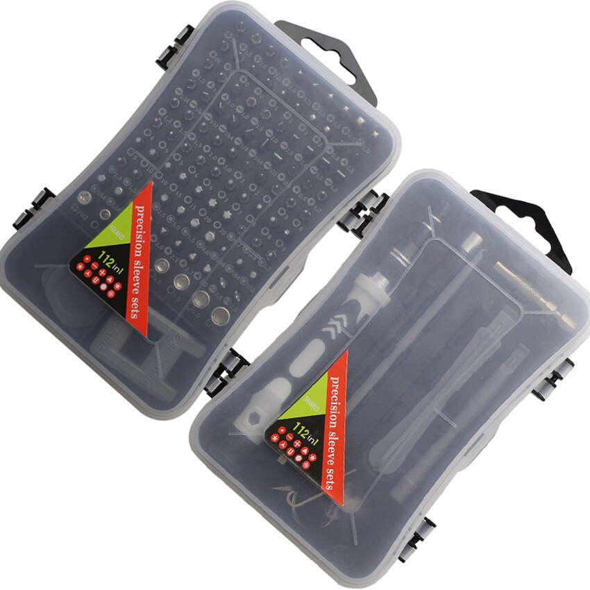 Precisie Schroevendraaier Kit 112 In 1 Met 98 Magnetische Bits Schroevendraaier Reparatie Tool Kit Voor Mobiele Telefoon Tablet Elektronische Apparaat