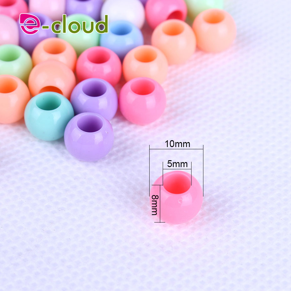 Kids Box Braids Beautiful Hair Beads for Child Multicoloured Beads for Hair for Child 50pcs in Braiding Hair Extensions