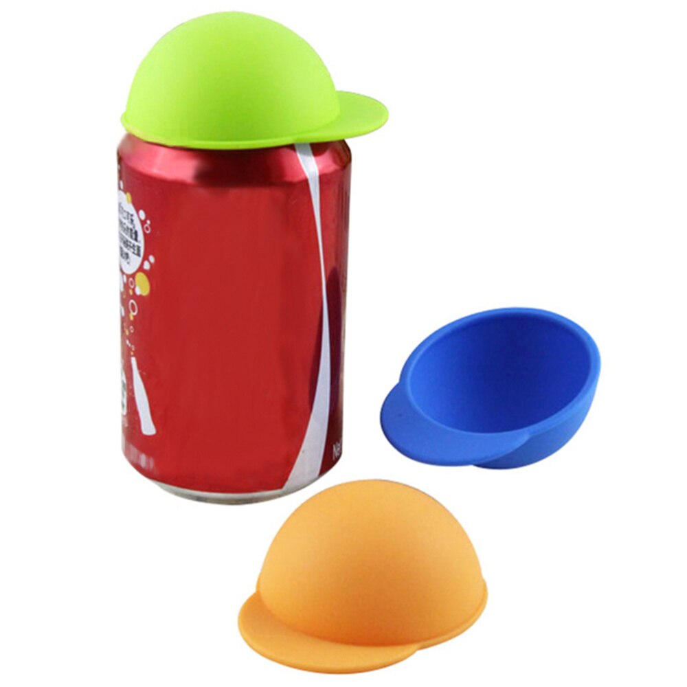 Taza de silicona para alimentos de 10 uds, tapa para cuenco de cocina, tapas para latas de Cola, cubierta a prueba de polvo reutilizable, tapas para tazas a prueba de fugas