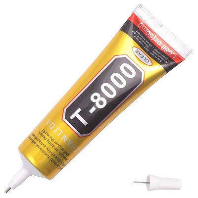 1 Uds 50ml adhesivo de resistencia Industrial, pegamento líquido claro T8000 para la pantalla táctil del teléfono joyería de bricolaje artesanía Diamante de imitación