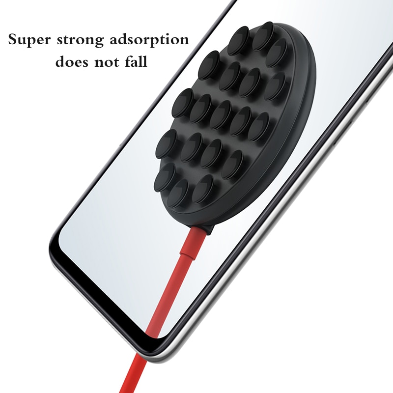 Draagbare draadloze oplader voor iphone xr xs max 10w, snel opladen, sterke zuignap, oplaadpad voor samsung note 10 9 s9+ s8