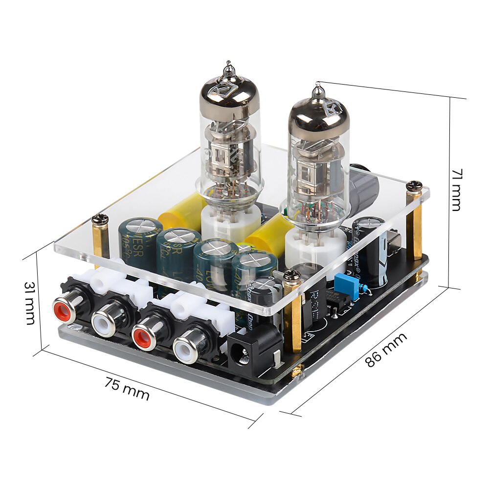 AIYIMA Audio actualizado 6A2 preamplificador de tubo tubo HIFI preamplificador estéreo Bile Buffer AMP altavoz amplificador de potencia Home Theater DIY