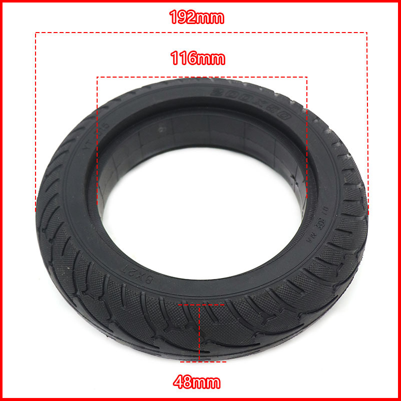 200 x 50 8 tommer massivt dæk 8 x 2t til speedway mini 4 pro baghjul el-scooterdæk ruima mini 4 pro bagdæk