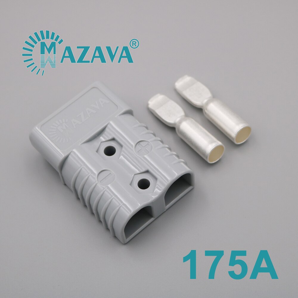 SB175 SB350 Power Connector Dual-Pole Quick Opladen Plug SB175 SB350 Elektrische Auto Batterij Ups Kabel Terminals Dc 50A 120A 600V: 175A Gray