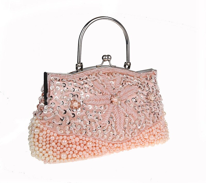 Retro Kralen Sequin Bag Handgemaakte Kralen Ambachtelijke Tas Elegante En Praktische Cheongsam Zak Selling Goed Portemonnees