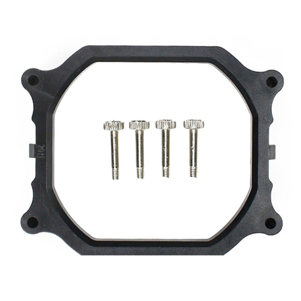 With Screws Stable Support Heat Dissipation Plastic Base Cooling Black CPU Fan Bracket Holder For Intel LGA2011