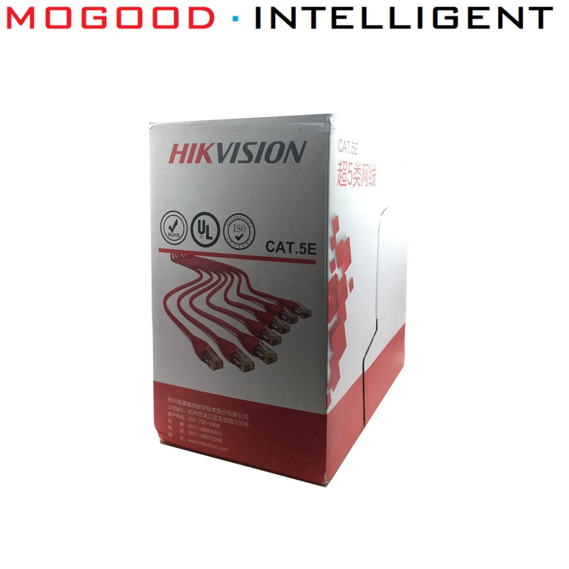 Hikvision Original CAT5E Network Cable 5 Meters Containing Network Connectors For IP Camera PoE Unshielded Indoor