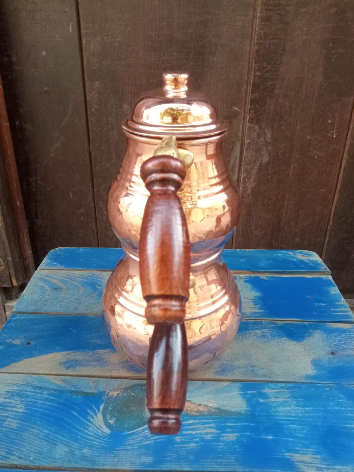 Turkish Tea Pot Arabic Teapots Copper Tea Pot Handmade Tea Set Traditional Turkish Tea Coffee Pot Kettle Boiler Made in Turkey