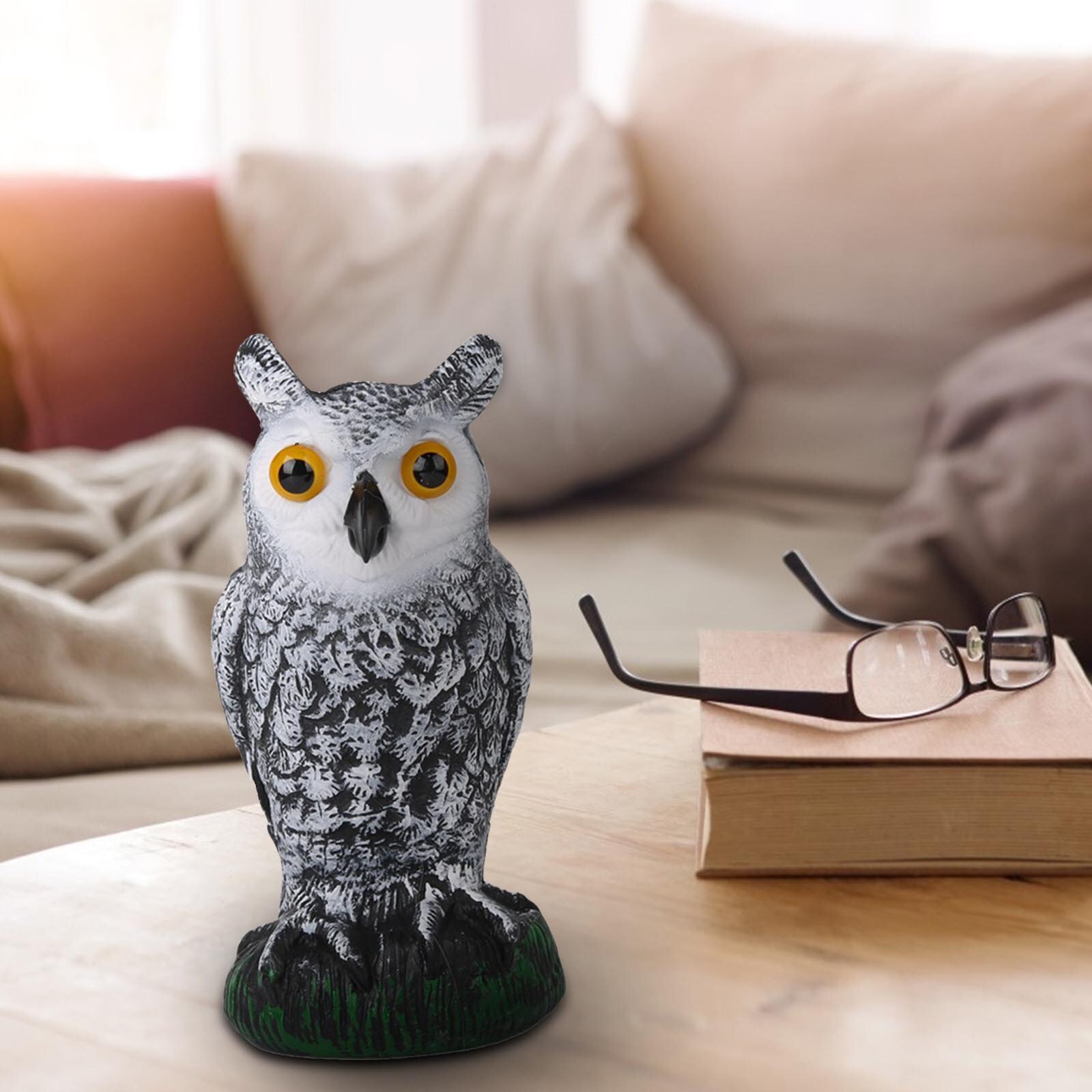 Plastic Uil Is Gebruikt Als Een Natuurlijke Vijandige Pest Repellent Voor Outdoor Tuinen Qw